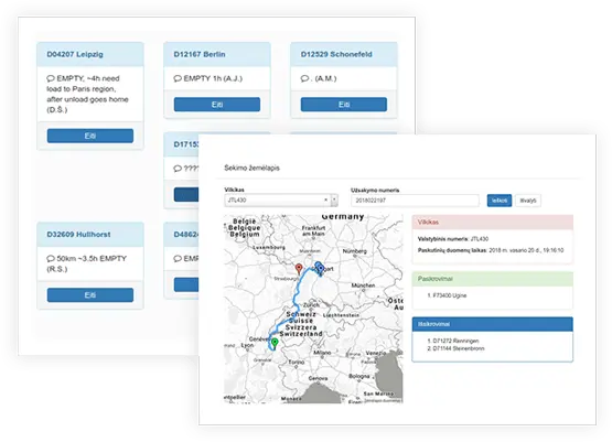 Logistikos užsakymų valdymo sistema
